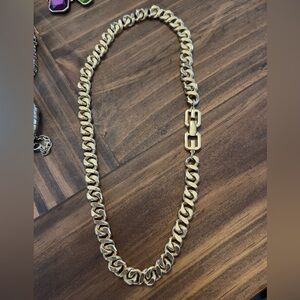 Givenchy Gold -Tone Curb Link Necklace